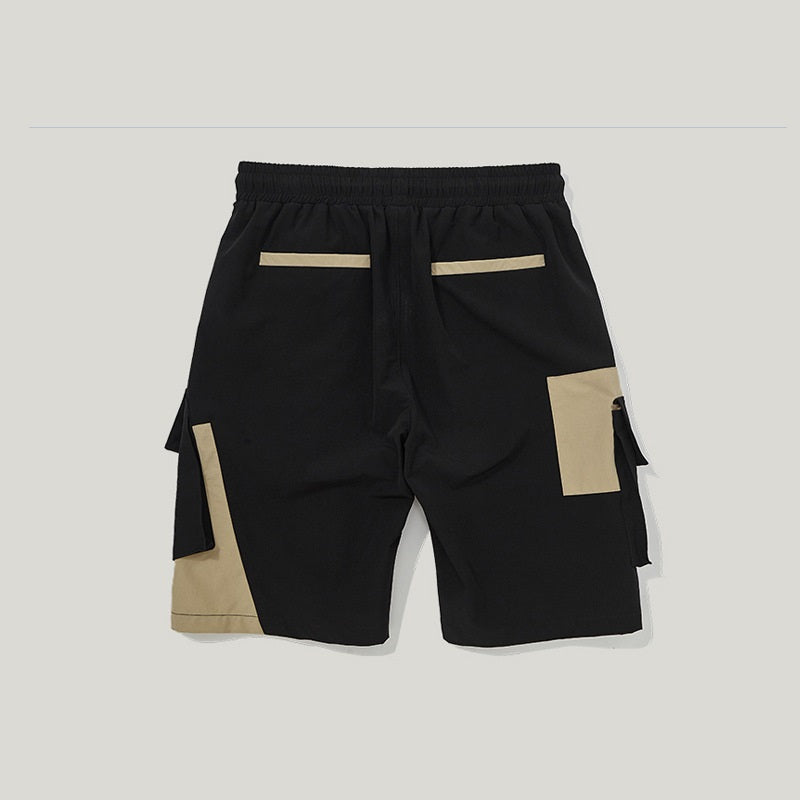 Stitching Pocket Cargo Shorts