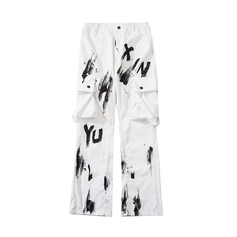 Graphic Spray PaintTrousers