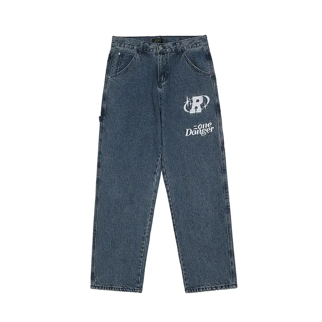 Retro Embroidery Casual Jeans